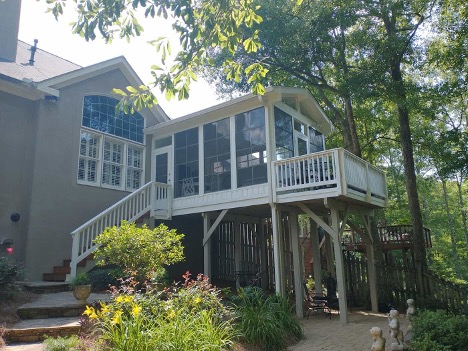 Backyard Screened Porch Design By Archadeck Of Central Georgia